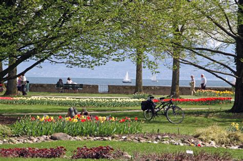 Visit the Free Morges Tulip Festival on Lake Geneva